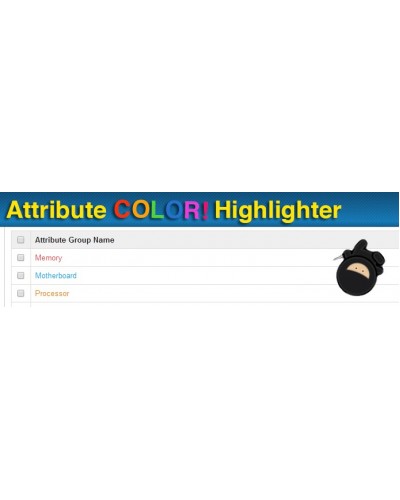 Attribute COLOR Highlighter
